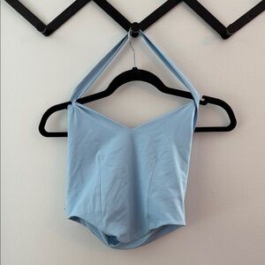 Light Blue Halter Top